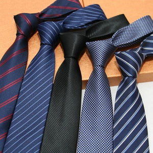 VINCENT Design Men's Fashion Premium Quality 7CMS Classic Skinny Neckties - Divine Inspiration Styles
