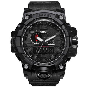 SMAEL Men's Fashion Digital & Analog Watch 50m Waterproof LED Quartz Movement Watch - Divine Inspiration Styles