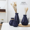 FREESON Elegant Diamond Mesh Design Porcelain Vases for Decorations - Divine Inspiration Styles