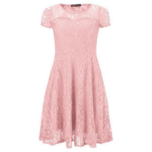 LIVAGIRL Women's Fashion Beautiful Spring Summer Autumn Lace Dress - Divine Inspiration Styles