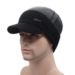 AETRUE Men's Sports Fashion Winter Knitted Wool Hat & The Infinity Scarf Set - Divine Inspiration Styles