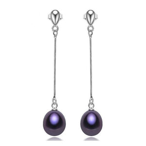 HENRIETTA Women's Luxury Fine Fashion Genuine Black Pearl Jewelry Set - Divine Inspiration Styles