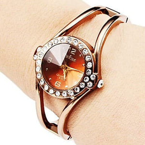EUHUA Women's Fashion Rose Gold Luxury Fine Fashion Bracelet Watch - Divine Inspiration Styles
