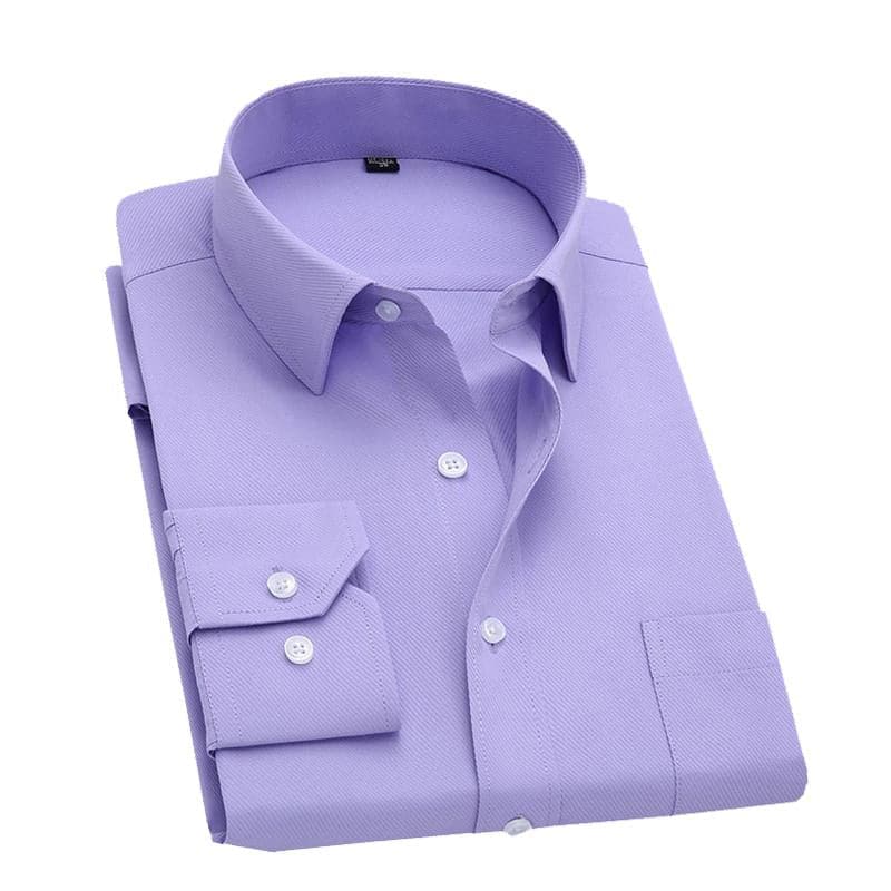 knee length dresses for ladies Men's Fancy French Cuff Long Sleeve Dress Shirt in Lavender Paisley, Large / Lavender main image 1