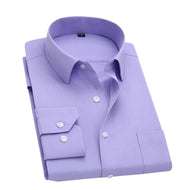 UNISPLENDOR Men's Fashion Premium Quality Classic Long Sleeves Business Dress Shirt - Divine Inspiration Styles