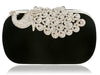 YGM Design Collection Women's Fashion Peacock Crystal Statement Clutch Bag - Divine Inspiration Styles