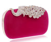 YGM Design Collection Women's Fashion Peacock Crystal Statement Clutch Bag - Divine Inspiration Styles