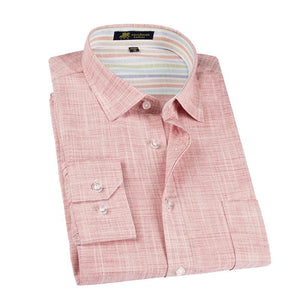 PAUL JONES Men's Premium Quality Classic Long Sleeves Business Casual Dress Shirt - Divine Inspiration Styles