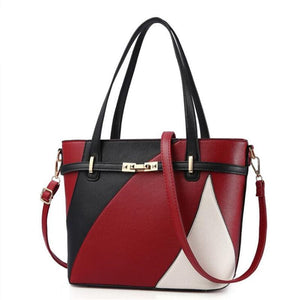 HBG Women's Leather Multi-Color Shoulder & Handbag Multi-Purpose Tote Bag - Divine Inspiration Styles