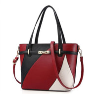 HBG Women's Leather Multi-Color Shoulder & Handbag Multi-Purpose Tote Bag - Divine Inspiration Styles