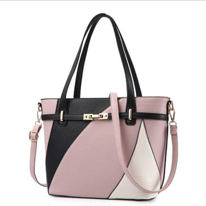HBG Women's Leather Multi-Color Shoulder & Handbag Multi-Purpose Tote Bag - Divine Inspiration Styles