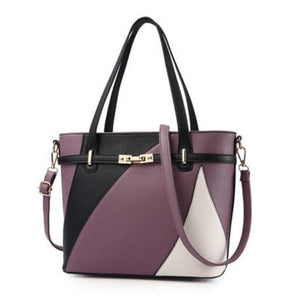 HBG Women's Leather Multi-Color Shoulder & Handbag Multi-Purpose Tote Bag - Divine Inspiration Styles