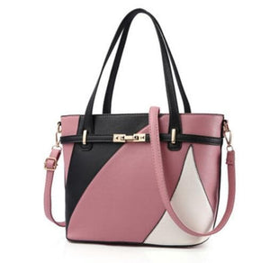 HBG Women's Leather Multi-Color Shoulder & Handbag Multi-Purpose Tote Bag - Divine Inspiration Styles