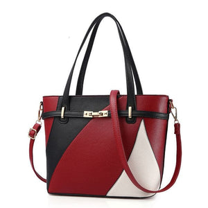 HBG Women's Leather Multi-Color Shoulder & Handbag Multi-Purpose Tote Bag - Divine Inspiration Styles