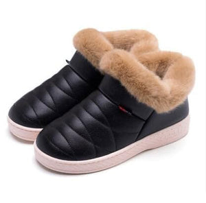 MISAB Women's Fashion Vivid Candy Color Plush Fur Ankle Boot Shoes - Divine Inspiration Styles