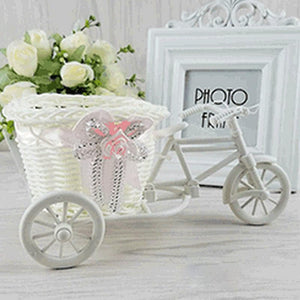 SOLEDI Tricycle Bike Basket Garden Vase for Home Decorations - Divine Inspiration Styles