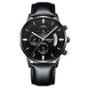 NIBOSI Men's Fine Fashion Premium Top Quality Triple Dial Stainless Steel Watch - Divine Inspiration Styles