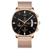 NIBOSI Men's Fine Fashion Premium Top Quality Triple Dial Stainless Steel Watch - Divine Inspiration Styles