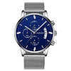 NIBOSI Men's Fine Fashion Premium Top Quality Triple Dial Stainless Steel Watch - Divine Inspiration Styles