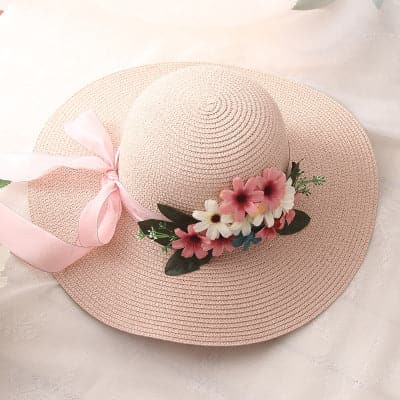 OZYC Women's Fine Fashion Exquisite Floral Straw Hat for Women - Divine Inspiration Styles