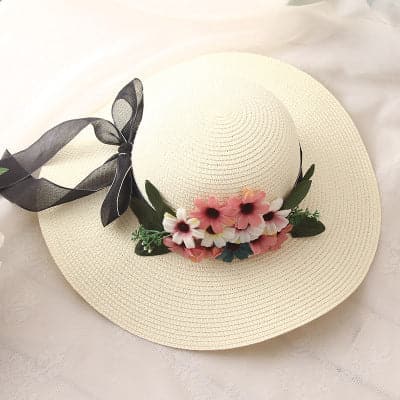 OZYC Women's Fine Fashion Luxury Style Exquisite Floral Straw Hat for Women - Divine Inspiration Styles