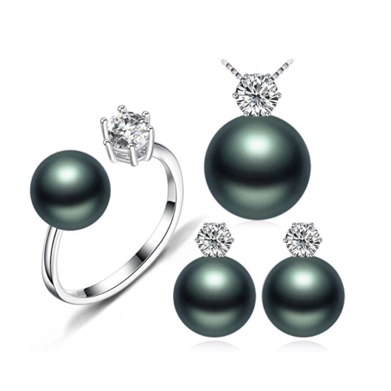 WATTENS Women's Genuine Natural Freshwater Flower Pearl Jewelry Set - Divine Inspiration Styles