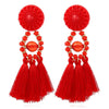 HCL Women's Elegant Fashion Vintage Statement Tassel Earrings - Divine Inspiration Styles