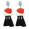 HCL Women's Elegant Fashion Vintage Statement Tassel Earrings - Divine Inspiration Styles