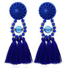HCL Women's Elegant Fashion Vintage Statement Tassel Earrings - Divine Inspiration Styles