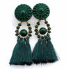 HCL Women's Elegant Fashion Vintage Statement Tassel Earrings - Divine Inspiration Styles