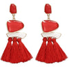 HCL Women's Elegant Fashion Vintage Statement Tassel Earrings - Divine Inspiration Styles