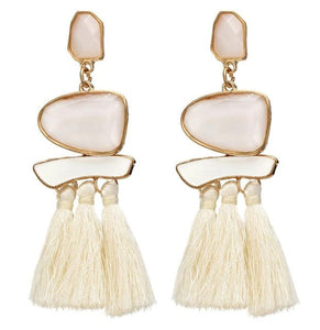 HCL Women's Elegant Fashion Vintage Statement Tassel Earrings - Divine Inspiration Styles