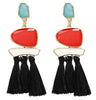 HCL Women's Elegant Fashion Vintage Statement Tassel Earrings - Divine Inspiration Styles