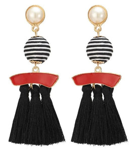 HCL Women's Elegant Fashion Vintage Statement Tassel Earrings - Divine Inspiration Styles