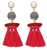 HCL Women's Elegant Fashion Vintage Statement Tassel Earrings - Divine Inspiration Styles
