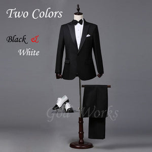 GODWORKS Men's Fashion Wedding Groom, Prom & Groomsmen Tailored Suit Set - Divine Inspiration Styles