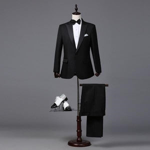 GODWORKS Men's Fashion Wedding Groom, Prom & Groomsmen Tailored Suit Set - Divine Inspiration Styles