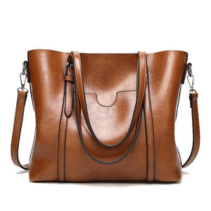 HERALD Design Women's Fashion Designer Leather Large Capacity Tote Bag - Divine Inspiration Styles