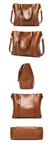 HERALD Design Women's Fashion Designer Leather Large Capacity Tote Bag - Divine Inspiration Styles