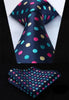 HARRINGTON Design Men's Fashion Silk Necktie & Matching Handkerchief Set - Divine Inspiration Styles