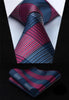 HARRINGTON Design Men's Fashion Silk Necktie & Matching Handkerchief Set - Divine Inspiration Styles