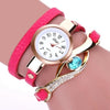 DUOYA Women's Fine Fashion Genuine Leather Gemstone Bracelet Watch - Divine Inspiration Styles