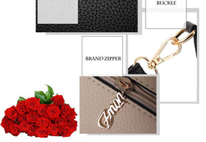 ZMQN-PROFESSIONAL Women's Fashion Genuine 100% Leather Designer Handbag - Divine Inspiration Styles