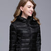 GODLIKE Women's Pure Color Trendy Autumn Winter Spring Fashion Ultralight Parka Jacket - Divine Inspiration Styles