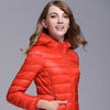 GODLIKE Women's Pure Color Trendy Autumn Winter Spring Fashion Ultralight Parka Jacket - Divine Inspiration Styles