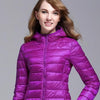 GODLIKE Women's Pure Color Trendy Autumn Winter Spring Fashion Ultralight Parka Jacket - Divine Inspiration Styles