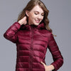 GODLIKE Women's Pure Color Trendy Autumn Winter Spring Fashion Ultralight Parka Jacket - Divine Inspiration Styles
