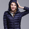 GODLIKE Women's Pure Color Trendy Autumn Winter Spring Fashion Ultralight Parka Jacket - Divine Inspiration Styles