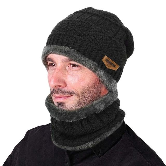 VBIGER Men's Winter Knitted Wool Cap & Infinity Scarf - Divine Inspiration Styles