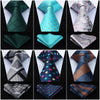 HARRINGTON Design Men's Fashion Silk Necktie & Matching Handkerchief Set - Divine Inspiration Styles